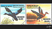 Timbres postales Fauna de México 1984